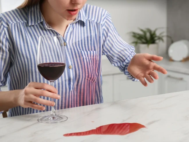 Como tirar nódoas de vinho